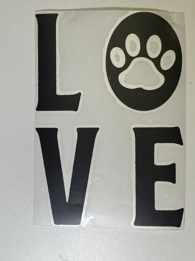 We Love Dogs Decal